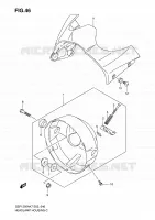 BOL DE PHARE (GSF1250/A) pour Suzuki BANDIT 1250 2008