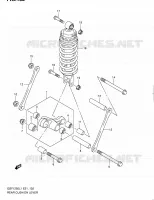 BIELLETTE D'AMORTISSEUR pour Suzuki BANDIT 1250 2011