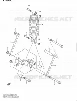 BIELLETTE D'AMORTISSEUR pour Suzuki BANDIT 1250 2010