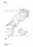 GARDE BOUE ARRIERE pour Suzuki BANDIT 1250 2009