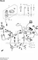 FAISCEAU ELECTRIQUE (GSF1250SL1 E24) pour Suzuki BANDIT 1250 2011