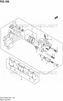 ETRIER DE FREIN ARRIERE (GSF1250SAL2 E21) pour Suzuki BANDIT 1250 2012