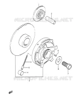 ROUE LIBRE DE DEMARREUR pour Suzuki BANDIT 400 1991