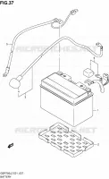 BATTERIE (GSR750AUEL2 E21) pour Suzuki GSR 750 2012