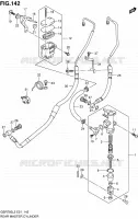 MAITRE CYLINDRE ARRIERE (GSR750AL2 E24) pour Suzuki GSR 750 2012