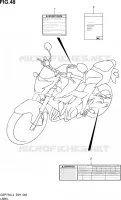 ETIQUETTE pour Suzuki GSR 750 2014