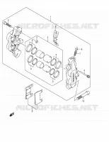 ETRIER DE FREIN AVANT (MODELE K4) pour Suzuki GSX-R 1000 2004
