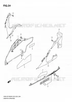 CARENAGES INFERIEUR (FLANCS) (MODEL K9) pour Suzuki GSX-R 1000 2009
