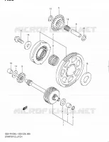 ROUE LIBRE DE DEMARREUR pour Suzuki GSX-R 1000 2011