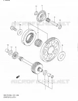 ROUE LIBRE DE DEMARREUR pour Suzuki GSX-R 1000 2011