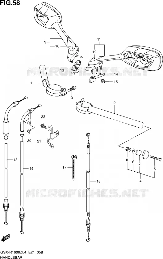 GUIDON Suzuki MOTO 1000 GSX-R 2014  GSX-R1000ZUF L4 (E21)