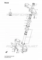 COLONNE DE DIRECTION pour Suzuki GSX-R 600 2006
