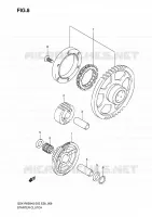 ROUE LIBRE DE DEMARREUR pour Suzuki GSX-R 600 2006