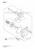 POMPE A EAU pour Suzuki GSX-R 600 2009