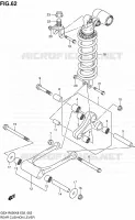 BIELLETTE D'AMORTISSEUR pour Suzuki GSX-R 600 2010