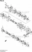 TRANSMISSION pour Suzuki GSX-R 600 2010