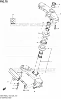 COLONNE DE DIRECTION pour Suzuki GSX-R 600 2012