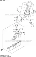 MAITRE CYLINDRE AVANT pour Suzuki GSX-R 600 2013