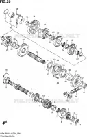 TRANSMISSION pour Suzuki GSX-R 600 2014