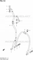 DURITE DE FREIN AVANT pour Suzuki GSX-R 600 2012