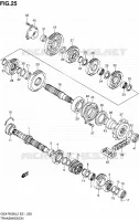 TRANSMISSION pour Suzuki GSX-R 600 2012