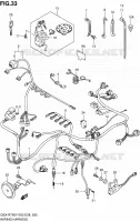 FAISCEAU ELECTRIQUE (MODELE Y/K1) pour Suzuki GSX-R 750 2002
