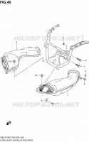 FLANCS DE CARENAGES pour Suzuki GSX-R 750 2002