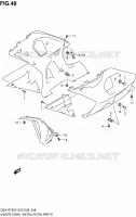 FLANCS DE CARENAGES pour Suzuki GSX-R 750 2002