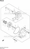 POMPE A EAU pour Suzuki GSX-R 750 2011