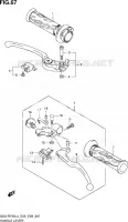 ENSEMBLE LEVIERS   POIGNEES pour Suzuki GSX-R 750 2014