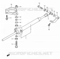 AMORTISSEUR DE DIRECTION (MODELE N/P) pour Suzuki GSX-R 750 1992