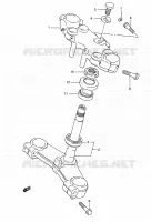 COLONNE DE DIRECTION pour Suzuki GSX-F 1100 1990