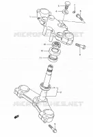 COLONNE DE DIRECTION pour Suzuki GSX-F 1100 1993