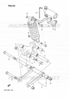 BIELLETTE D'AMORTISSEUR (MODELE M) pour Suzuki GSX-G 1100 1991