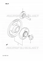 ROUE LIBRE DE DEMARREUR pour Suzuki GSX-G 1100 1991