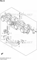CORPS DE PAPILLON (GSX1250FAL2 E33) pour Suzuki GSX-F 1250 2012