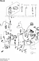 FAISCEAU ELECTRIQUE (GSX1250FAL2 E21) pour Suzuki GSX-F 1250 2015
