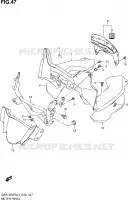 CARENAGE   SUPPORT DE COMPTEUR pour Suzuki GSX-F 1250 2014