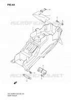 GARDE BOUE ARRIERE pour Suzuki HAYABUSA 1300 2006