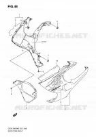 FLANCS DE CARENAGES (MODEL K8) pour Suzuki HAYABUSA 1300 2008