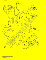 CARENAGES INFERIEUR (FLANCS) pour Suzuki HAYABUSA 1300 2011