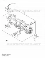 CORPS DE PAPILLON (GSX1300RL1 E24) pour Suzuki HAYABUSA 1300 2011