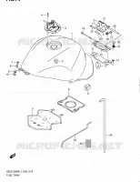 RESERVOIR D'ESSENCE (GSX1300RL1 E14) pour Suzuki HAYABUSA 1300 2011