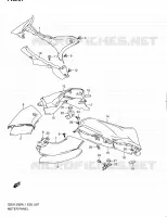 CARENAGE   SUPPORT DE COMPTEUR pour Suzuki HAYABUSA 1300 2011