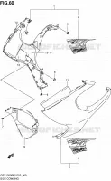 FLANCS DE CARENAGES pour Suzuki HAYABUSA 1300 2012