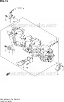 CORPS DE PAPILLON (GSX1300RAL3 E33) pour Suzuki HAYABUSA 1300 2013