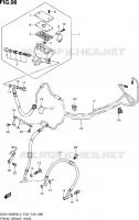 DURITE DE FREIN AVANT (GSX1300RAL3 E33) pour Suzuki HAYABUSA 1300 2013
