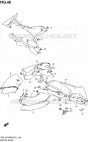CARENAGE   SUPPORT DE COMPTEUR pour Suzuki HAYABUSA 1300 2010