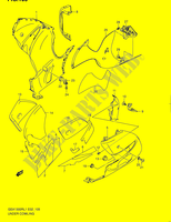 CARENAGES INFERIEUR (FLANCS) pour Suzuki HAYABUSA 1300 2012