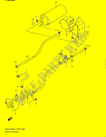 SYSTÈME DE RECYCLAGE VAPEURS CARBURANT (GSX1300RL1 E14) pour Suzuki HAYABUSA 1300 2012